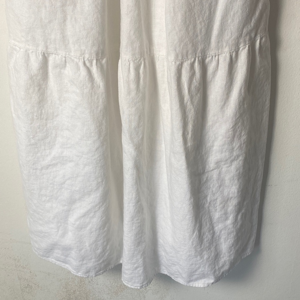 Urban Outfitters White Button-Down Midi Dress - Picture 8 of 8